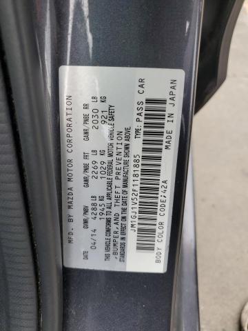 2015 MAZDA 6 TOURING JM1GJ1V52F1181885