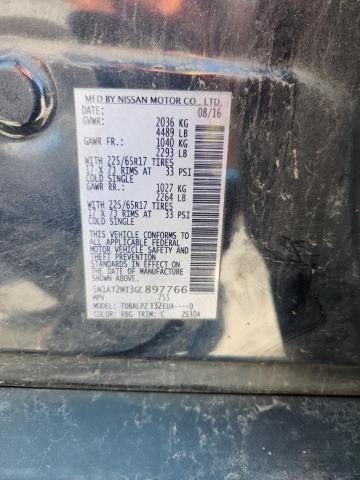 2016 NISSAN ROGUE S 5N1AT2MT3GC897766