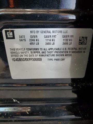 2015 BUICK LACROSSE - 1G4GB5GRXFF306859