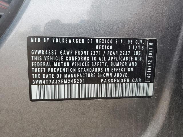 2014 VOLKSWAGEN JETTA GLI - 3VW4T7AJ2EM245201