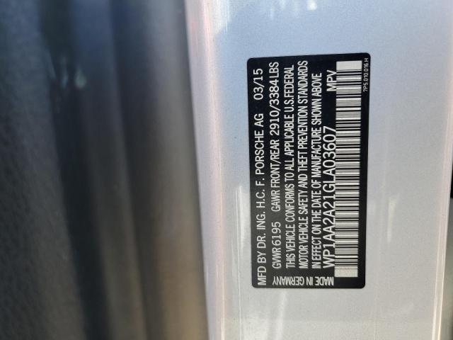 2016 PORSCHE CAYENNE #3274689796