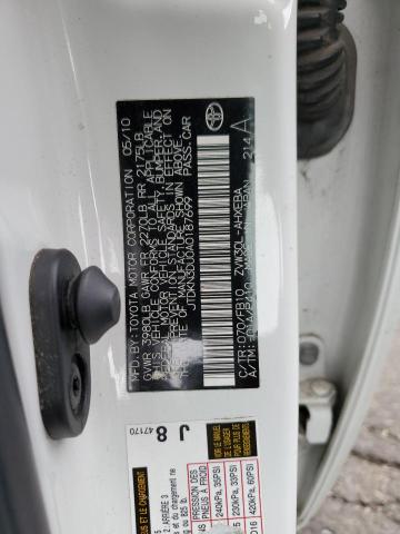 2010 TOYOTA PRIUS - JTDKN3DU0A0187699