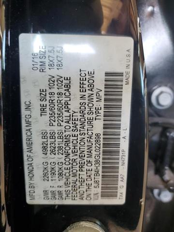 2016 ACURA RDX 5J8TB4H38GL022898