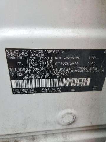 2016 TOYOTA RAV4 SE JTMJFREV2GJ071278