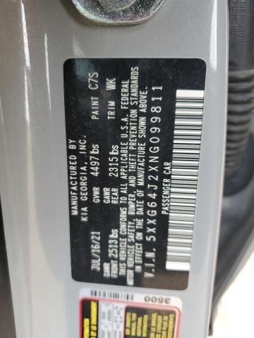 2022 KIA K5 GT LINE 5XXG64J2XNG099811