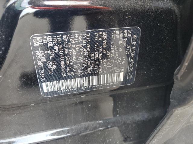 2021 NISSAN ROGUE S JN8AT3AAXMW002026