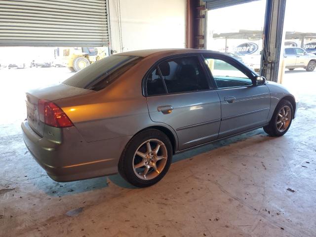 HONDA CIVIC LX 2004 gray sedan 4d gas 2HGES16534H611894 photo #4