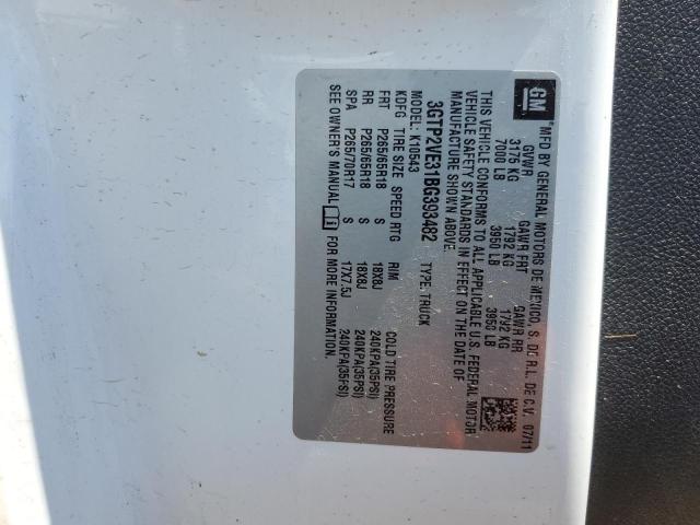 2011 GMC SIERRA K15 - 3GTP2VE31BG393482