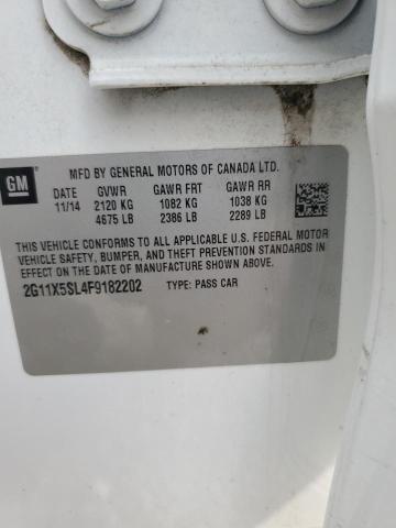 2015 CHEVROLET IMPALA LS 2G11X5SL4F9182202
