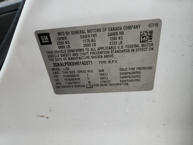 2017 GMC TERRAIN SL - 2GKALPEKXH6142071