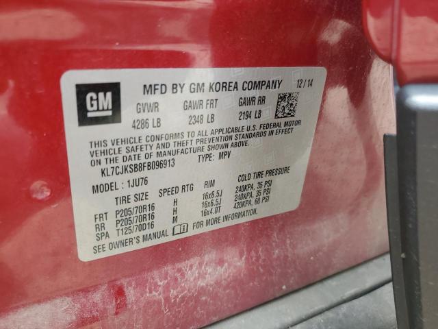 2015 CHEVROLET TRAX LS - KL7CJKSB8FB096913