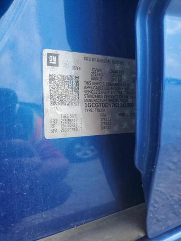 2019 CHEVROLET COLORADO Z - 1GCGTDEN7K1341880