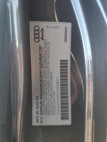 2013 AUDI A5 PREMIUM - WAULFAFR5DA009877