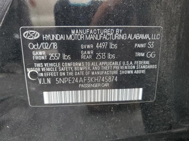 2019 HYUNDAI SONATA SE - 5NPE24AF3KH745874