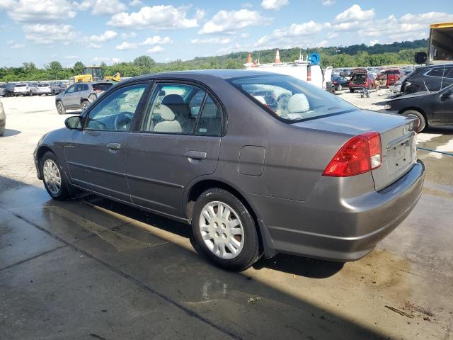 HONDA CIVIC LX 2005 gray  gas 2HGES16665H599623 photo #3
