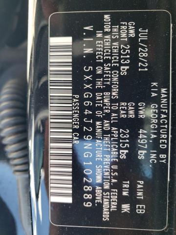 2022 KIA K5 GT LINE 5XXG64J29NG102889