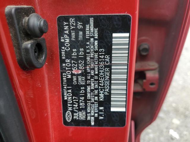 2017 HYUNDAI ACCENT SE KMHCT4AE0HU361413