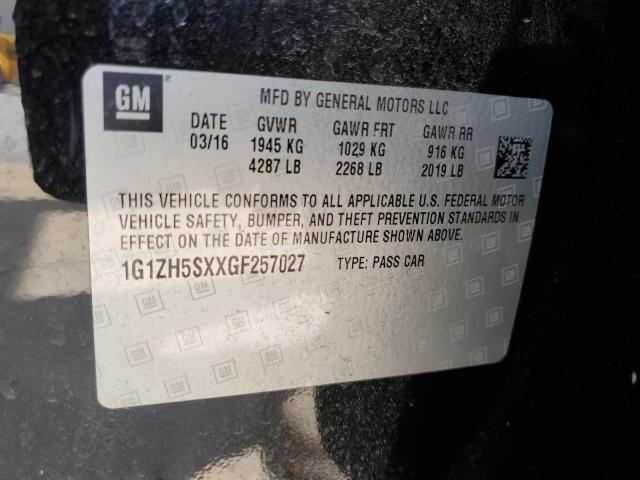 2016 CHEVROLET MALIBU PRE 1G1ZH5SXXGF257027