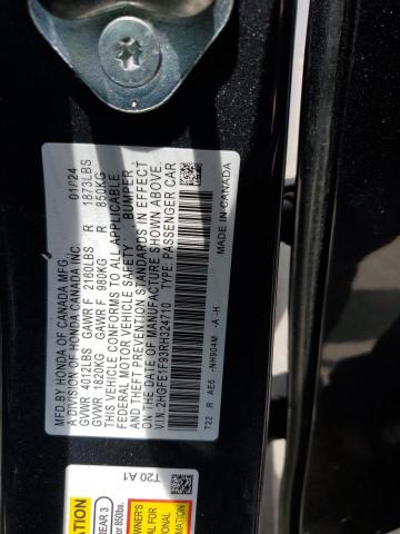 2024 HONDA CIVIC TOUR 2HGFE1F93RH324710