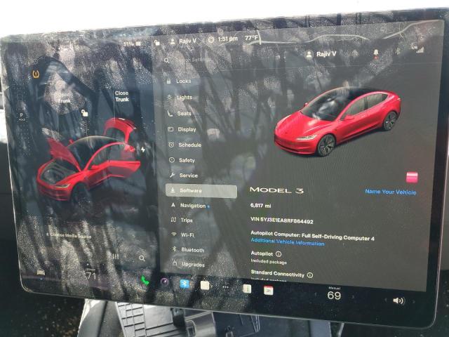 2024 TESLA MODEL 3 - 5YJ3E1EA8RF864492