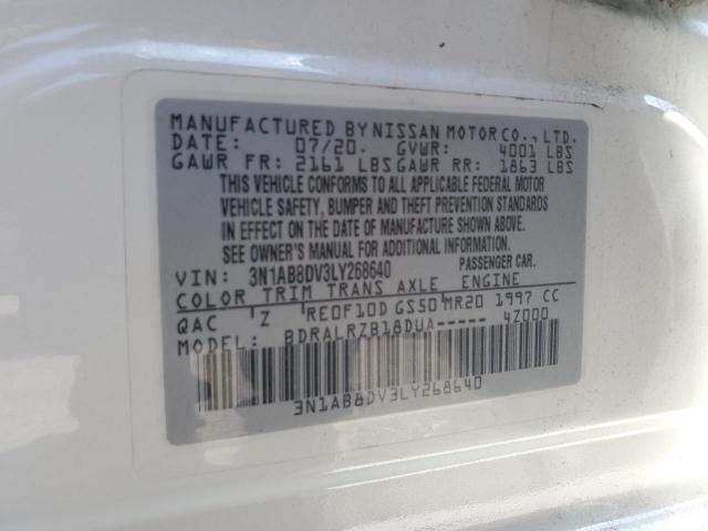 2020 NISSAN SENTRA SR 3N1AB8DV3LY268640