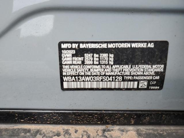 2024 BMW M440XI GRA WBA13AW03RFS04128