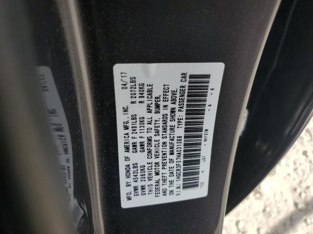 2017 HONDA ACCORD EXL - 1HGCR3F07HA031068