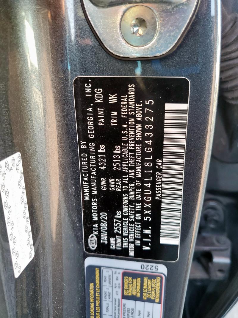2020 KIA OPTIMA EX - 5XXGU4L18LG433275