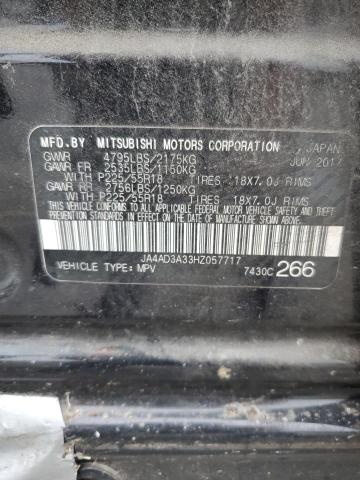 2017 MITSUBISHI OUTLANDER JA4AD3A33HZ057717