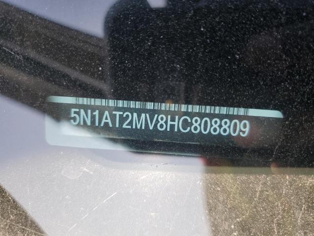 2017 NISSAN ROGUE SV 5N1AT2MV8HC808809