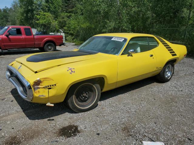 PLYMOUTH ROADRUNNER 1972 yellow   RM23P2R357971 photo #1