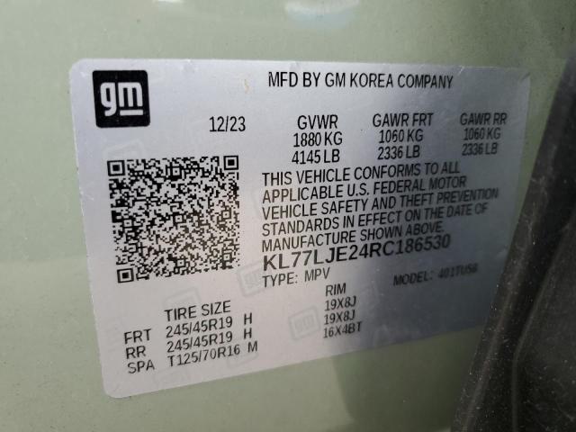 2024 CHEVROLET TRAX 2RS KL77LJE24RC186530