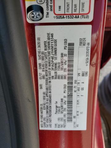 2017 FORD FIESTA SE 3FADP4EJ1HM113346