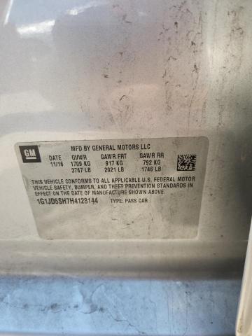 2017 CHEVROLET SONIC LT 1G1JD5SH7H4128144