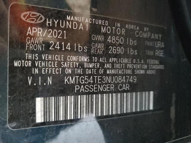 2022 GENESIS G70 BASE KMTG54TE3NU084749