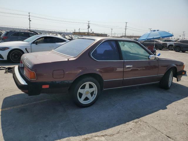 BMW 633 CSI 1983 burgundy coupe gas WBAEB7408D6726370 photo #4
