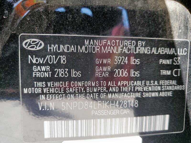 2019 HYUNDAI ELANTRA SE - 5NPD84LF1KH428148