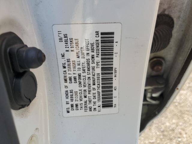 2012 ACURA TL - 19UUA8F74CA009608