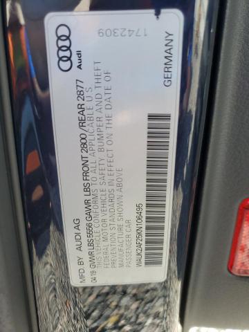 2019 AUDI A6 PREMIUM WAUK2AF25KN106495