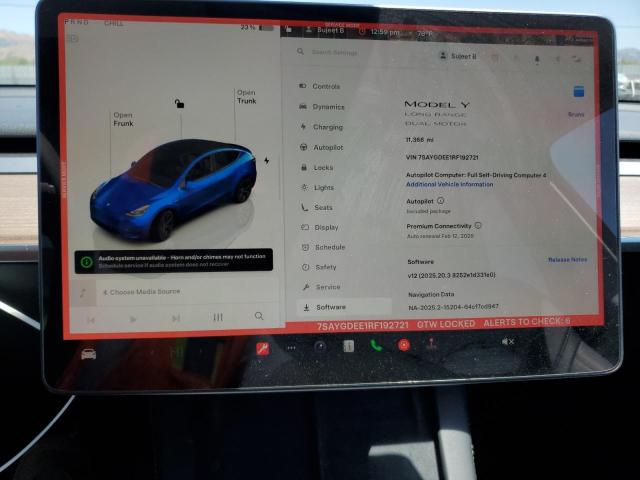 2024 TESLA MODEL Y 7SAYGDEE1RF192721