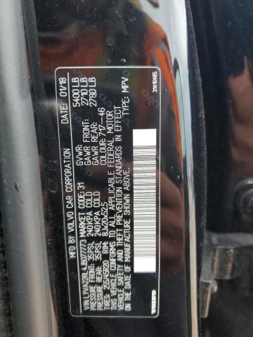 2018 VOLVO XC60 T6 LYVA22RL4JB077773