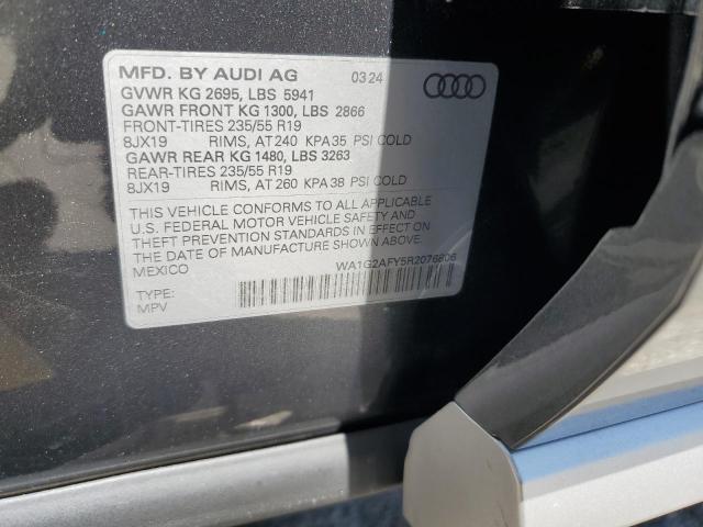 2024 AUDI Q5 E PREMI WA1G2AFY5R2076806
