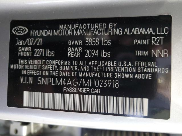 2021 HYUNDAI ELANTRA SE - 5NPLM4AG7MH023918