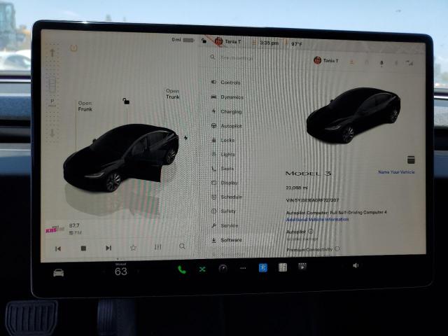 2024 TESLA MODEL 3 5YJ3E1EA0RF727207