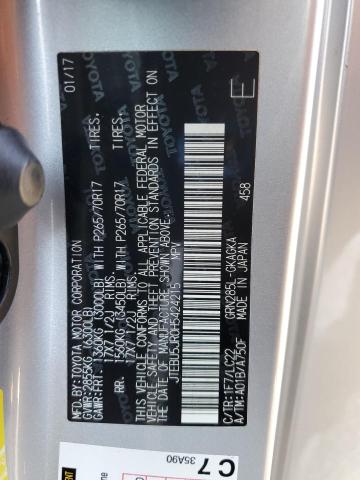 2017 TOYOTA 4RUNNER SR - JTEBU5JR0H5424215