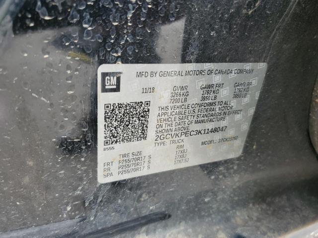 2019 CHEVROLET SILVERADO LD K1500 LT 2GCVKPEC3K1148047