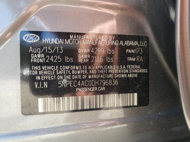 2013 HYUNDAI SONATA SE - 5NPEC4AC0DH796836
