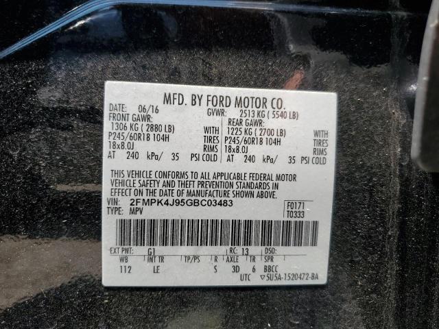 2016 FORD EDGE SEL 2FMPK4J95GBC03483