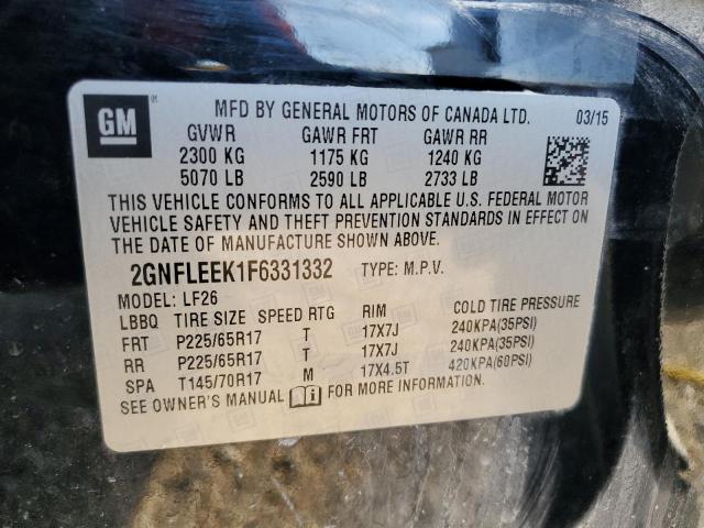 2015 CHEVROLET EQUINOX LS - 2GNFLEEK1F6331332