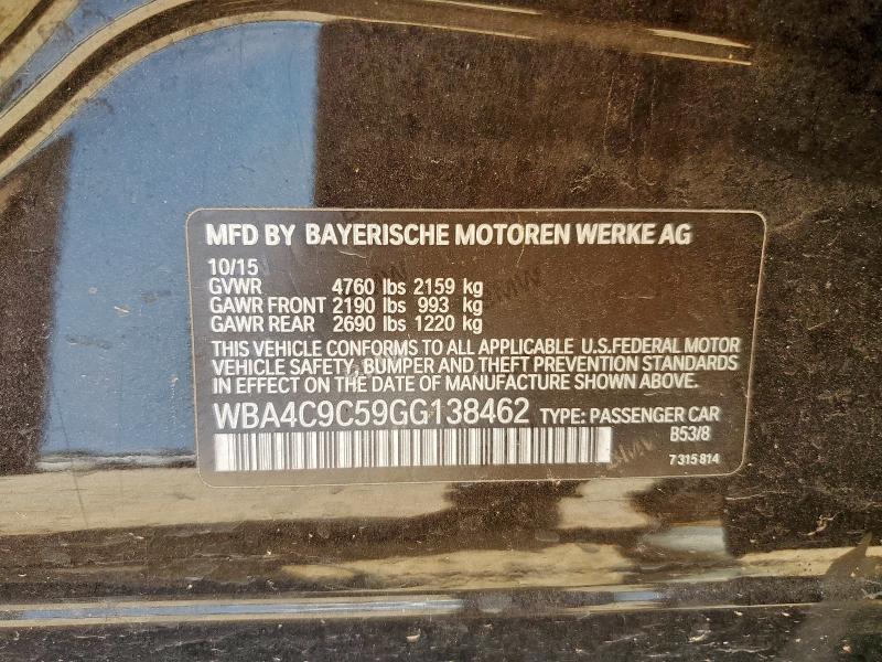2016 BMW 428 XI GRA WBA4C9C59GG138462